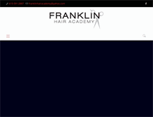 Tablet Screenshot of franklinhairacademy.com